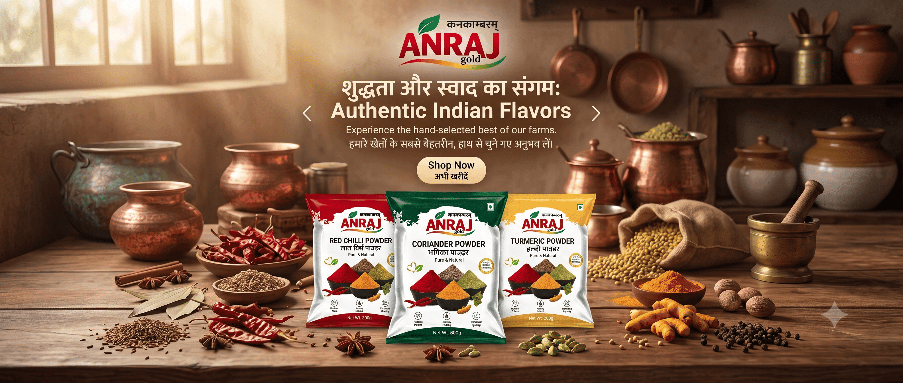 Anraj Gold Masale Main Banner 1